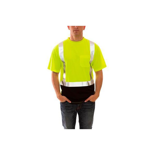 Tingley Hi-Visibility T-Shirt, Class 2, Polyester, Lime, MD S75122.MD - main